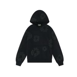 Denim Tears Hoodie Black On Black