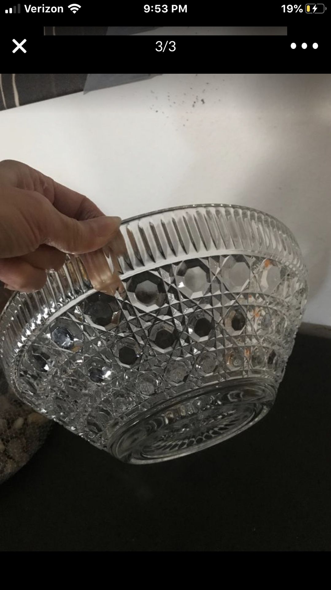 $4 glass bowl