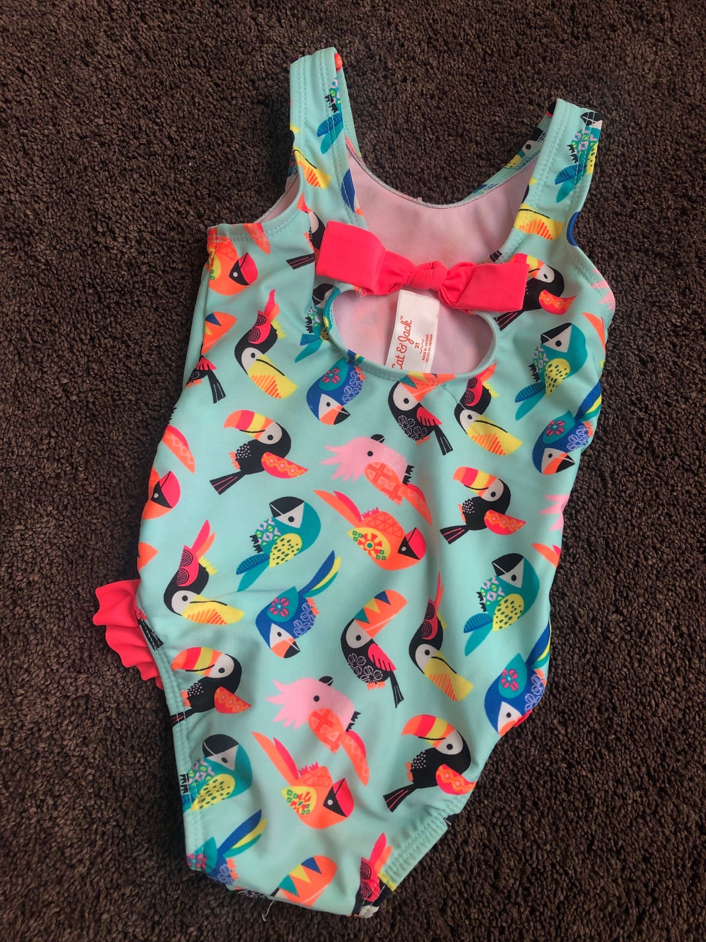 Toddler one piece bikini swimwear