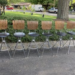Mid Century Bar Stools 