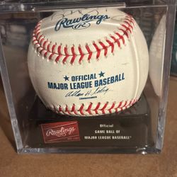 Randy Messenger Signed Baseball 