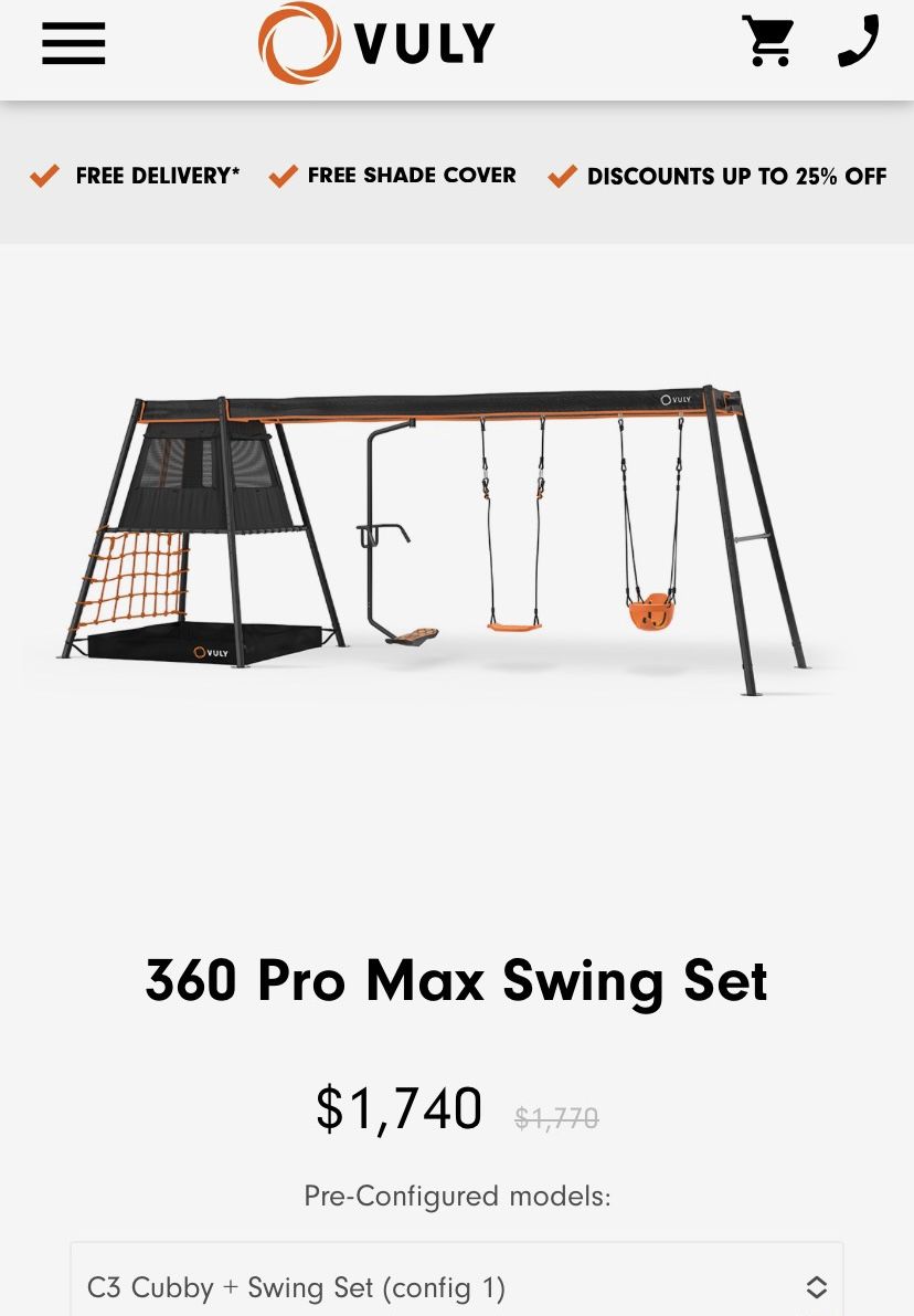 Max Swing Set
