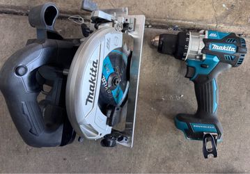 makita circular saw and hammer drill 18v