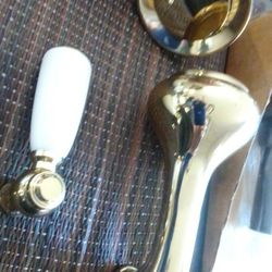 Gorgeous Brass Bathroom Fixtures 