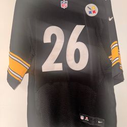 Nike Pittsburgh Steelers LeVeon Bell Jersey Adult Large Black Yellow #26 NFL
