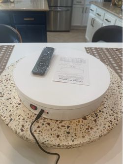 New -electric turntable display stand with remote control