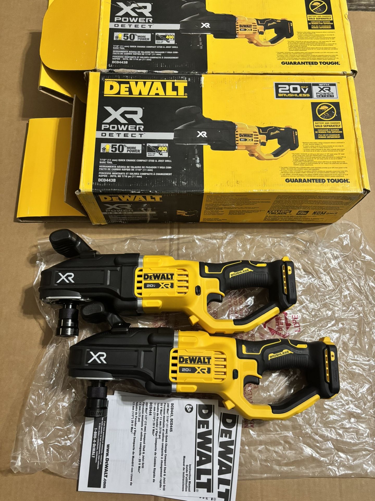 Dewalt 20V MAX XR 7/16 In Quick Change Compact Stud & Joist Drill