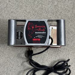 Vintage Morfam Jeanie Rub Genie Massager Single Speed M69-315A Tested & Working!