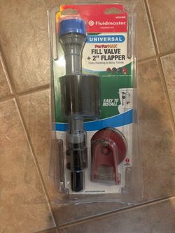 Fluid master fill valve +2 inch flapper brand new box