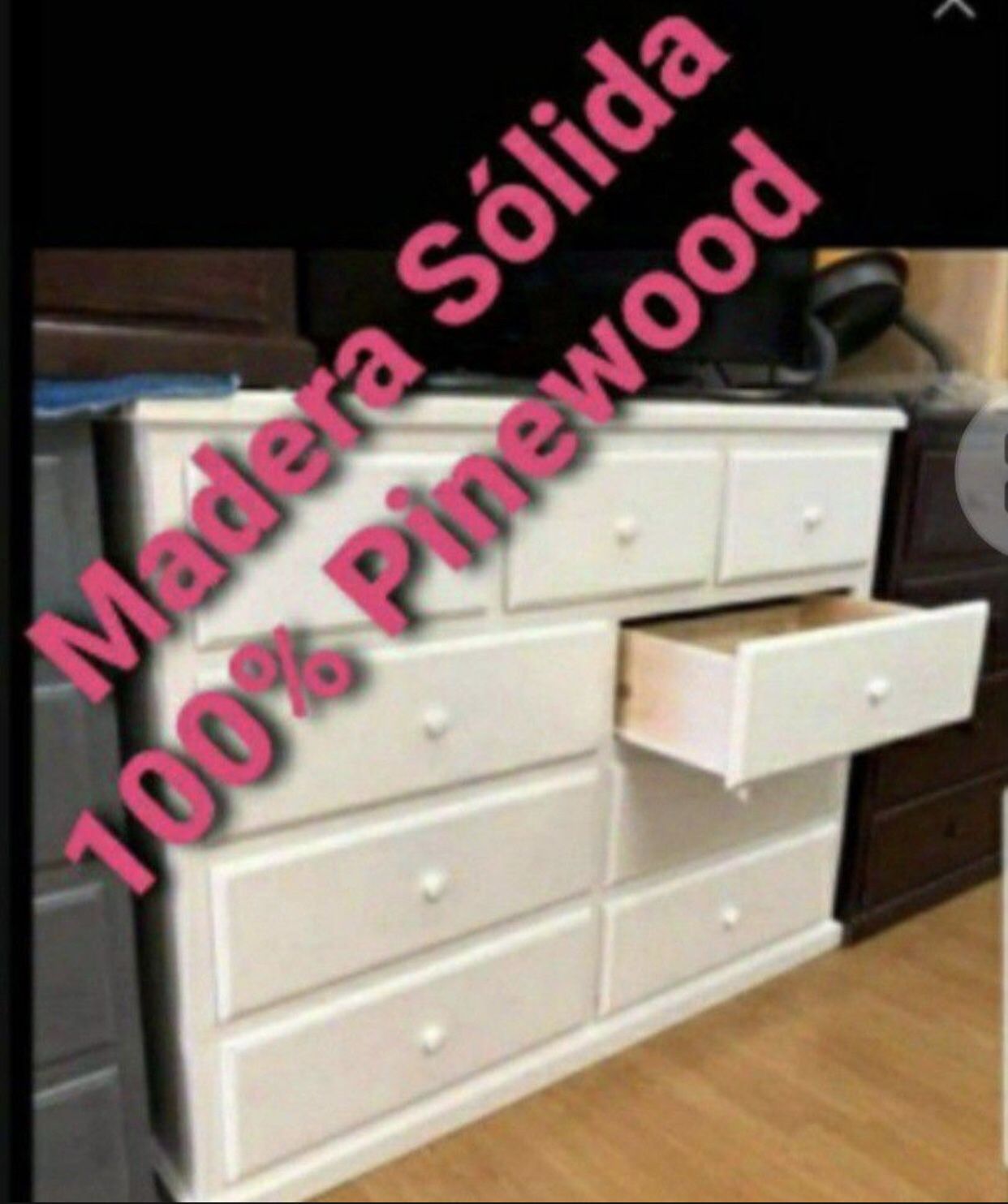 LG DN(contact info removed)p up-scalin DVD playerWhite Pinewood Dresser 9 Drawers 