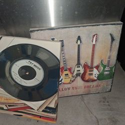 2 music canvas art