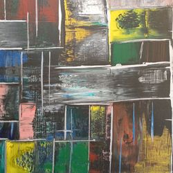 Abstract painting by Frederick Agnew.