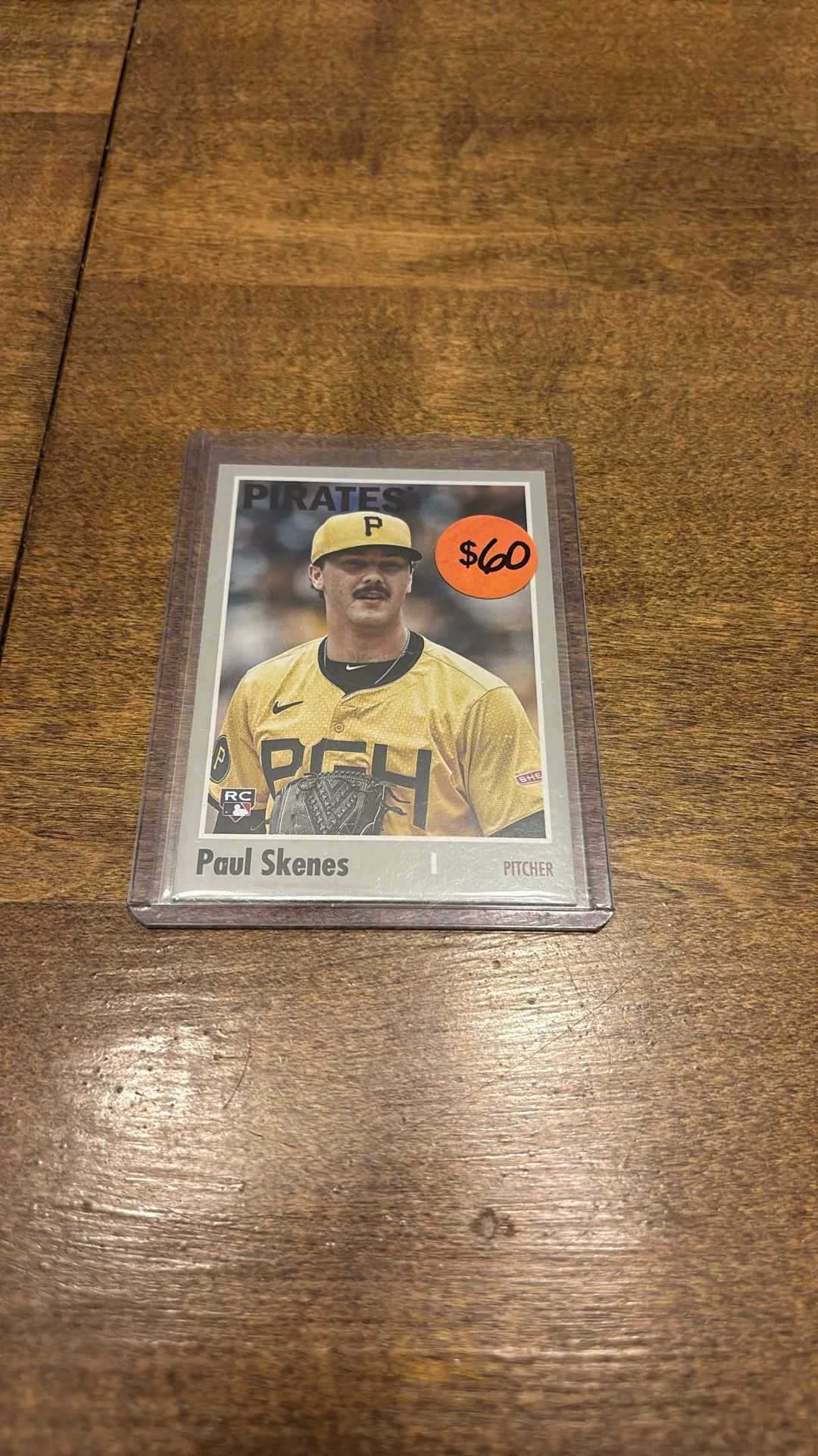 2024 Topps Archives Paul Skenes 1970 Design RC Rookie #200 Pittsburgh Pirates
