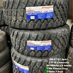 37x13.50R20 ATLANDER MUD TIRES Set of Tires Installed and Balanced Set de Llantas Nuevas Instaladas y Balanceadas
