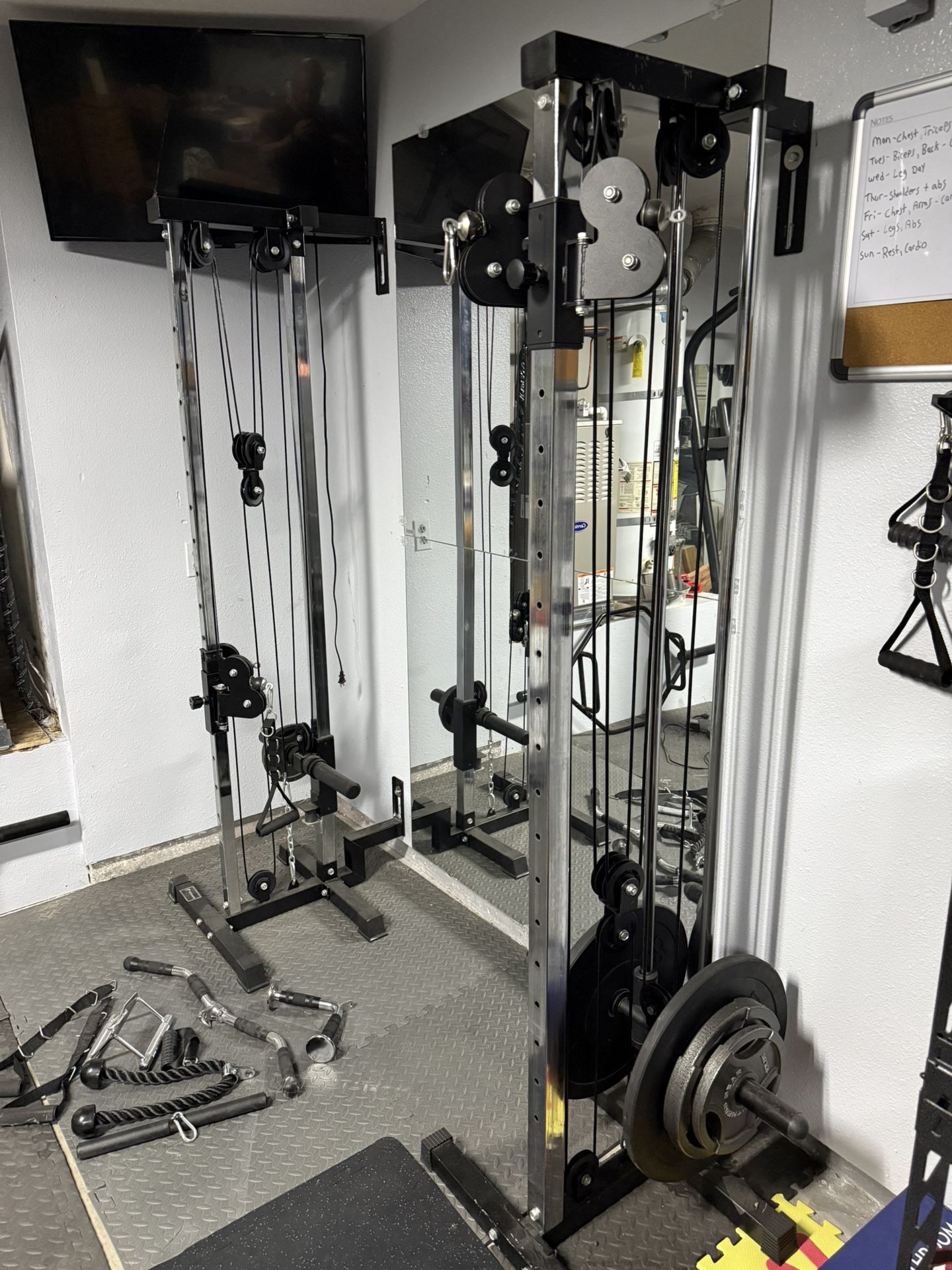 Titan Fitness Adjustable Pulley System, Functional Trainer