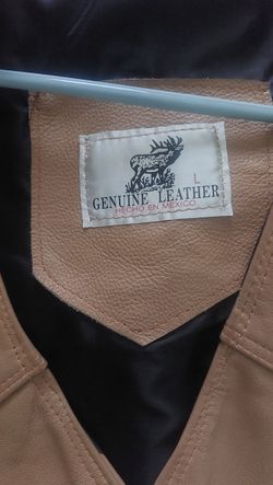 Brown Leather Vest