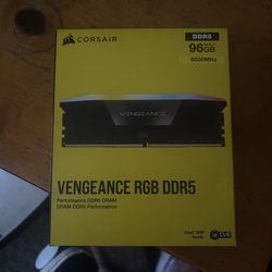 CORSAIR Vengeance RGB 96GB (2 x 48GB) 288-Pin PC RAM DDR5 6000 (PC5 48000) CMH96GX5M2B6000C30