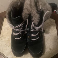 Sorel Suede Lace Up Boots Size 6 (Brand New!)