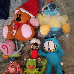 New Liscened Plush Lot
