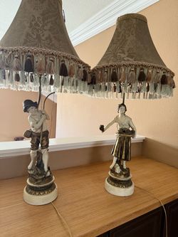 Antique lamps in pristine condition