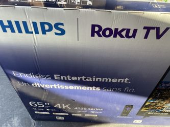 Tv 65” Philips Barely Used