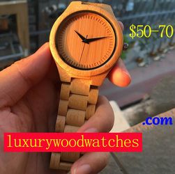 Japanese Taro Kono Style Bamboo Wood Retro Business Men's Watch| Natural Solid Wood Dial| Original MIYOTA Movement| Luxury Watch Similar to Those Worn