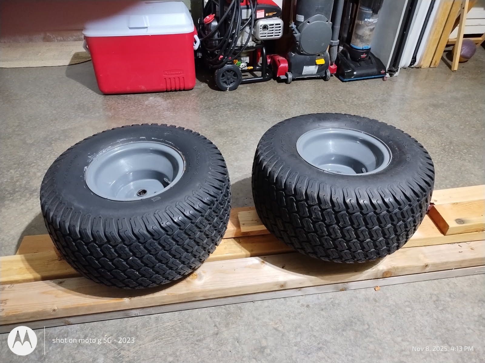 Like New Lawn Mower Tires