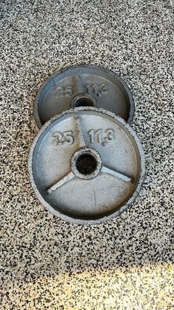Olympic Weight Plates 25 Pounds 