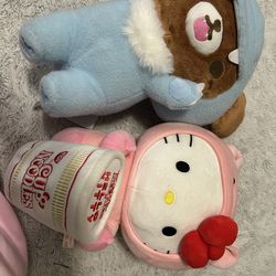 rillakuma and hello kitty $50 each $90 for both
