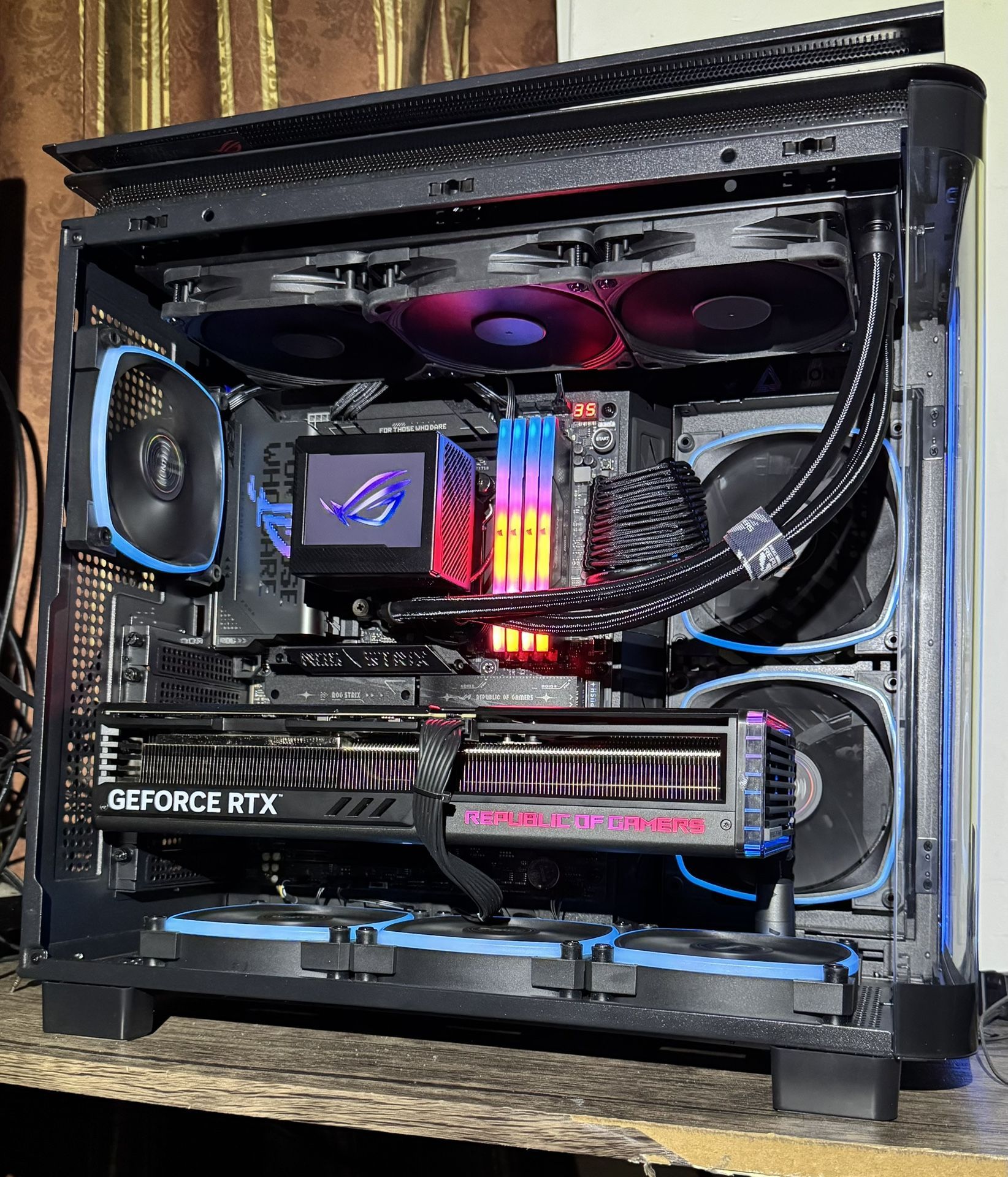 4090 ASUS ROG STRIX + Ryzen 7 9800x3D + 64 Gb