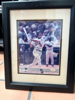 Signed Dodgers photo Shawn Green