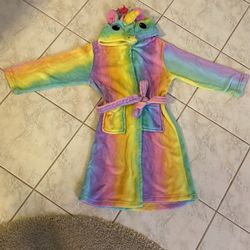 Unicorn Robe Fleece 8-9y