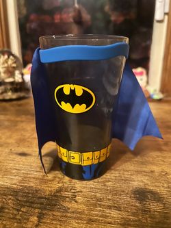 Batman Pint Glass with Cape