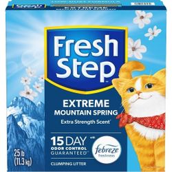 Fresh Step Scented Litter Clumping Cat Litter - Mountain Spring - 25lb