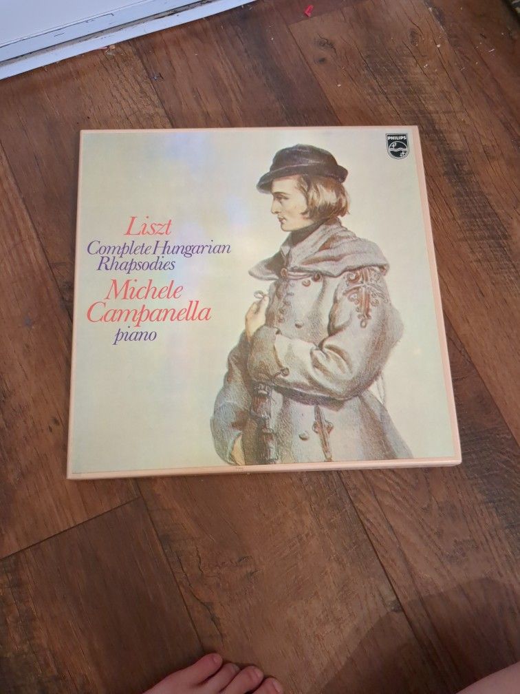 Record: Liszt Complete Hungarian Rhapsodies Michele Campanella Piano