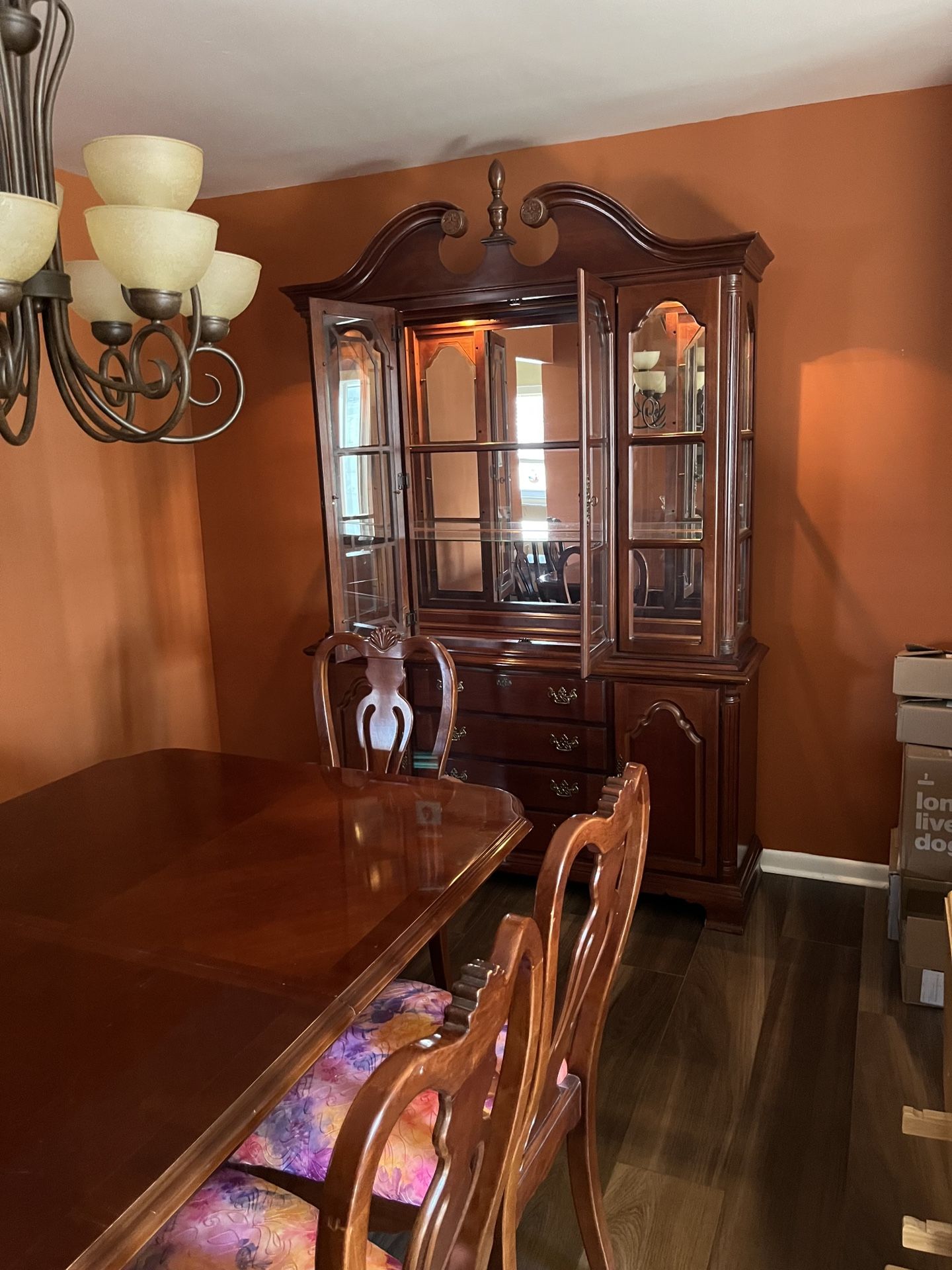 China Cabinet Plus Dinning Room Set