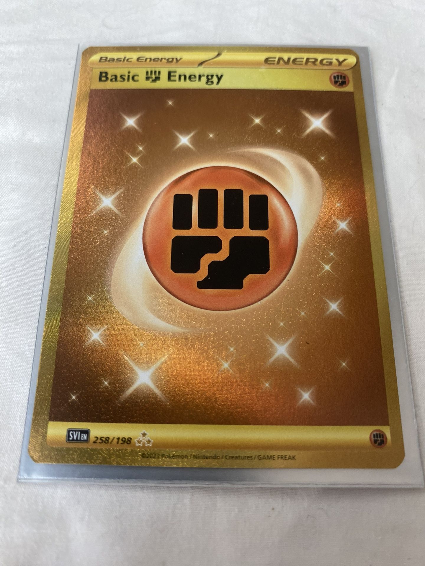 gold Basic Fighting energy #258