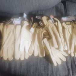 Leather Work Gloves 