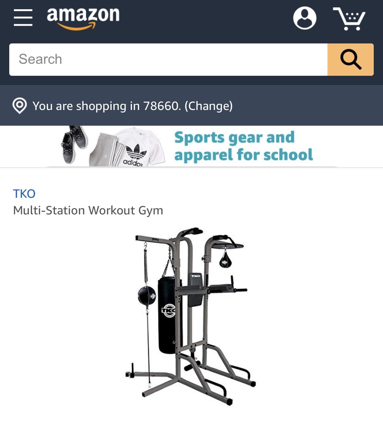 TKO 12-1 Workout System / Multi-Station Workout Gym / Boxing Equipment