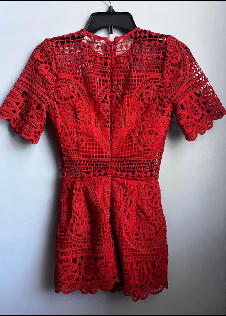 Lovers and Friends Cherish Lace Romper XS