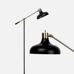 Black Abs Metal Standing Lamp