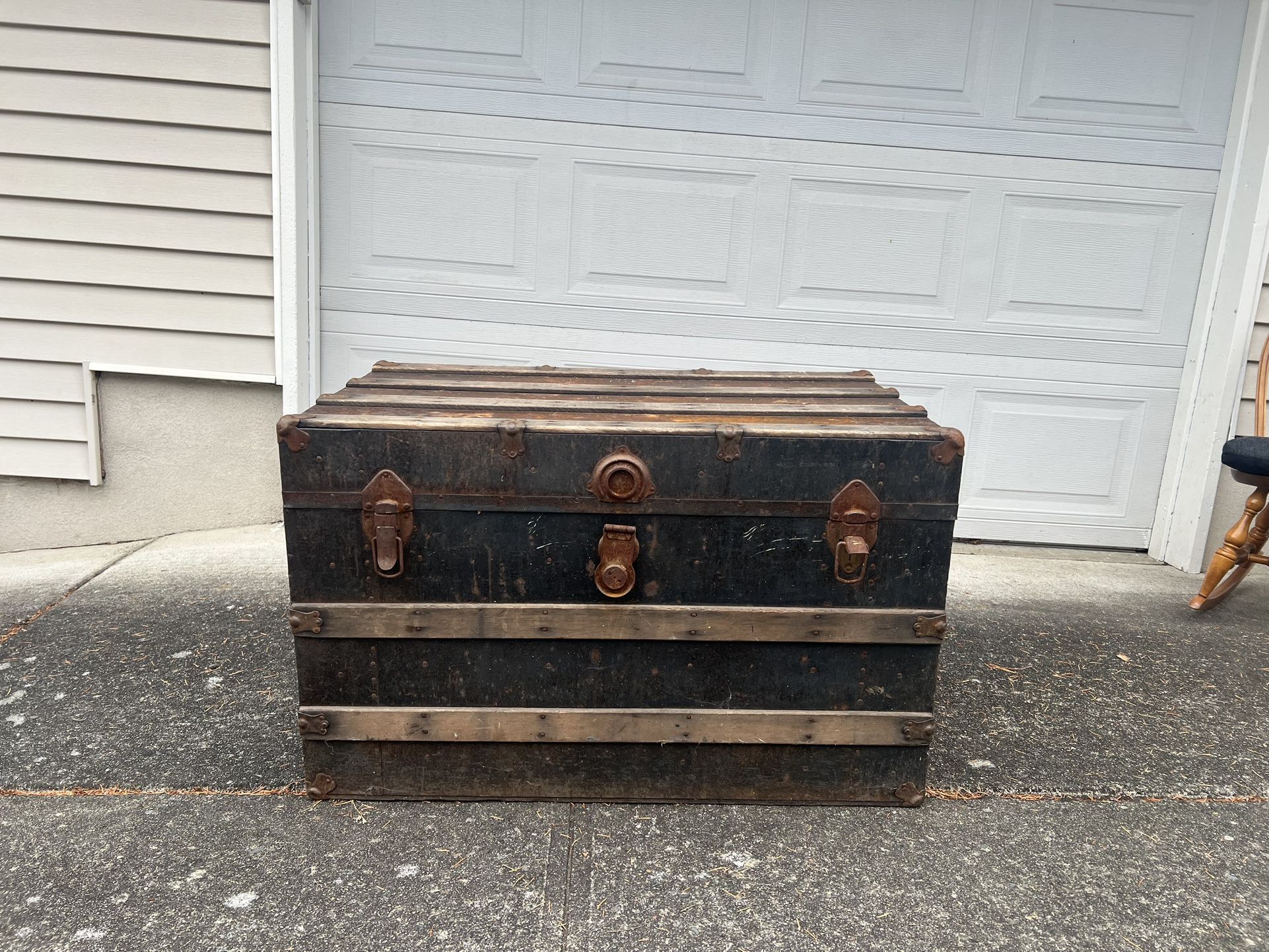 Antique Trunk With Original Key