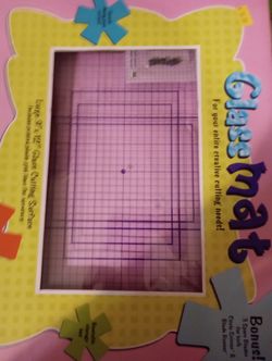 Glass Mat New $10.00