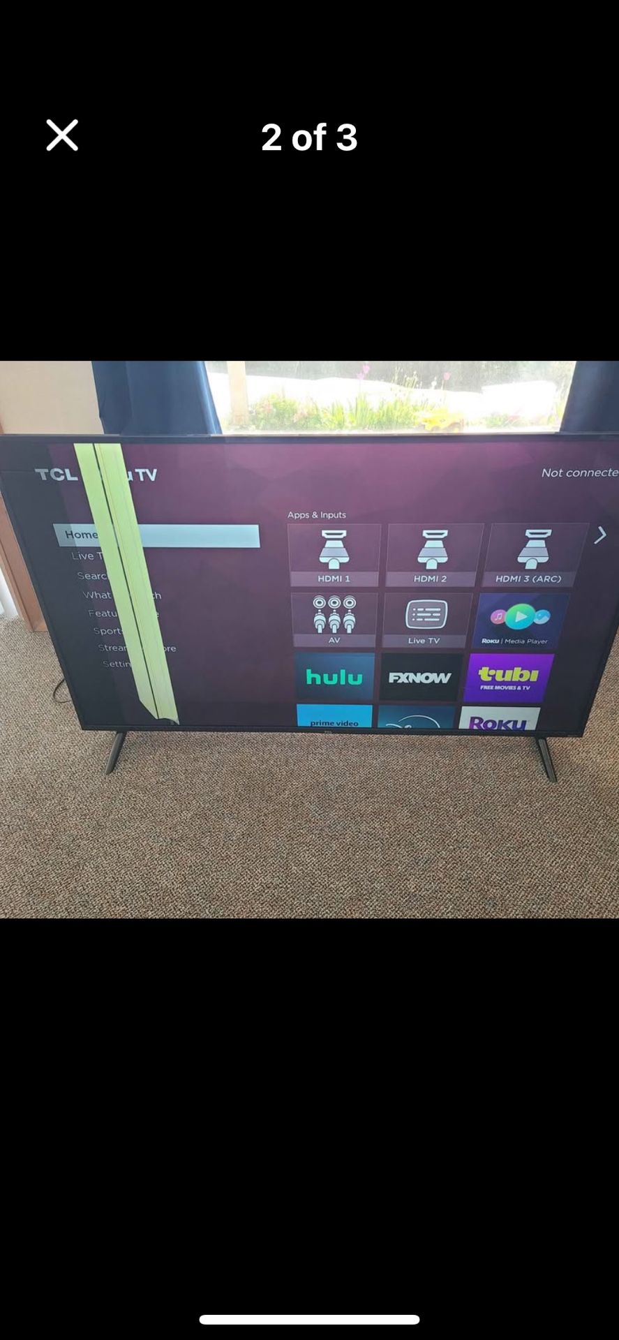 Free 65” Tv