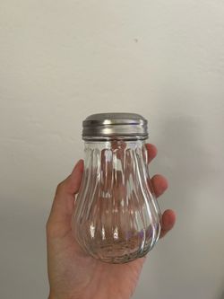 Glass Salt or Pepper Shaker