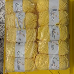 Chenille Yarn - Yellow
