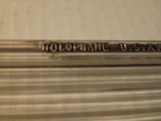 12" Square Holophane # 11F12 Vintage