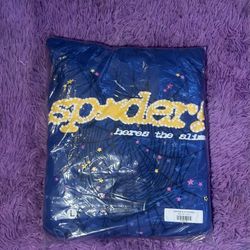 Sp5der “TC Blue” hoodie