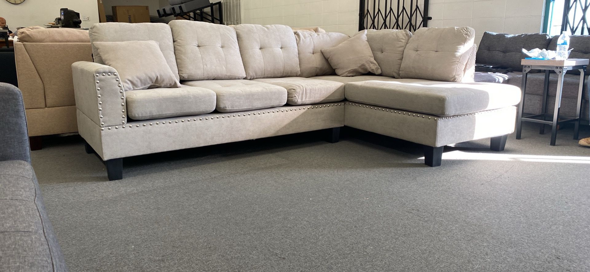 New 99x66 Sectional Couch / Free Delivery 