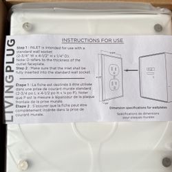 Living Plug Child Safety Outlet With Usb And Standard Plug